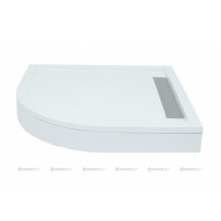 Поддон для душа Aquanet Stone Lite 100 х 100 см, с каркасом и панелью, литьевой мрамор (229268)