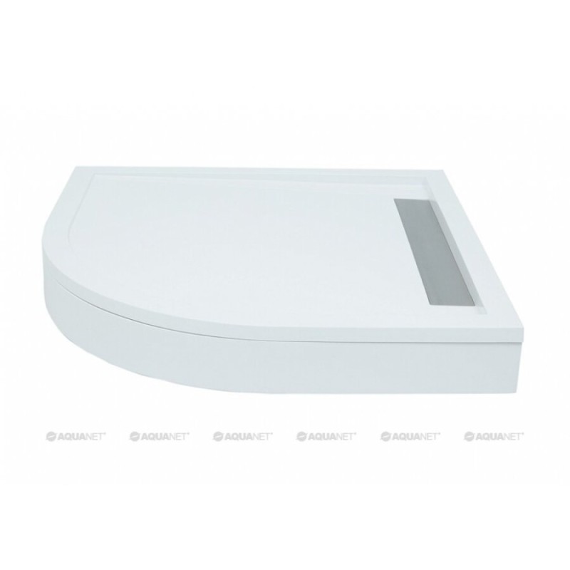 Поддон для душа Aquanet Stone Lite 100 х 100 см, с каркасом и панелью, литьевой мрамор (229268)