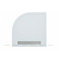 Поддон для душа Aquanet Stone Lite 100 х 100 см, с каркасом и панелью, литьевой мрамор (229268)