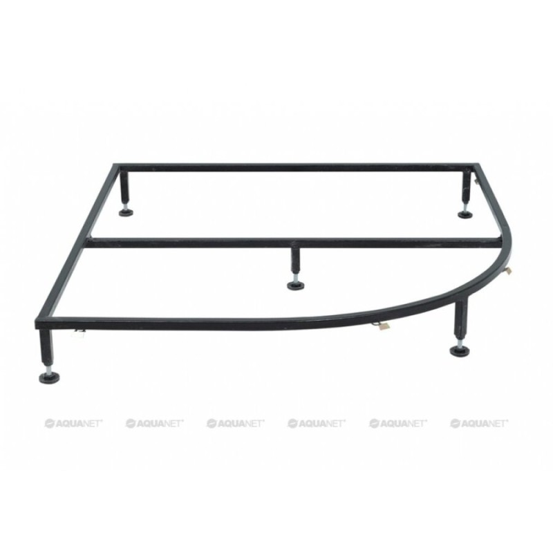 Поддон для душа Aquanet Stone Lite 100 х 100 см, с каркасом и панелью, литьевой мрамор (229268)