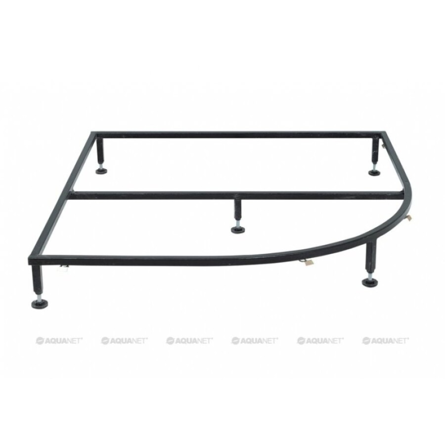 Поддон для душа Aquanet Stone Lite 100 х 100 см, с каркасом и панелью, литьевой мрамор (229268)