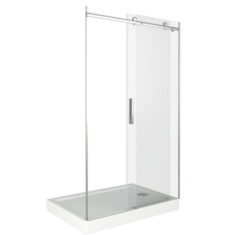 Душевая дверь в нишу Good Door Galaxy WTW-140-C-CH, 140 х 195 см, стекло прозрачное, хром, ГЛ00010