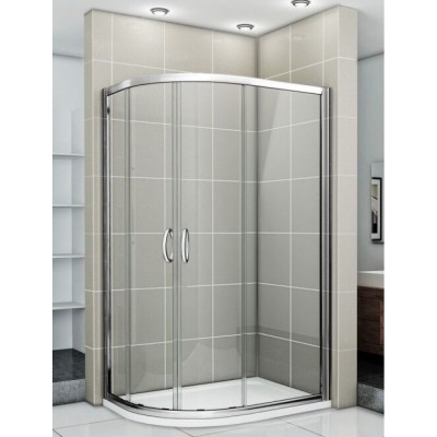 Душевое ограждение Good Door Infinity R-120-C-CH, 120 х 80 х 185 см, стекло прозрачное, хром, ИН00011