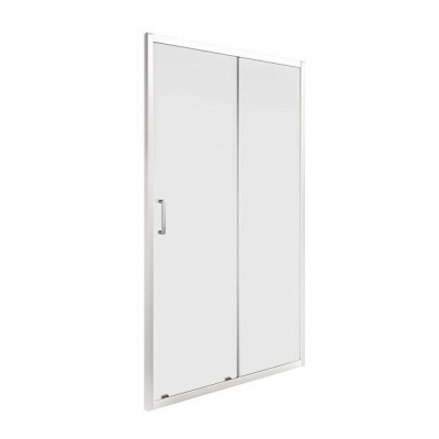 Душевая дверь Bas Cube WTW-120-C-CH 120 см, профиль хром, стекло прозрачное, КУ00012