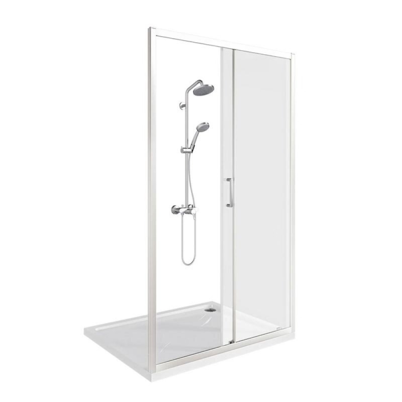 Душевая дверь Bas Cube WTW-120-C-CH 120 см, профиль хром, стекло прозрачное, КУ00012