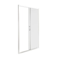 Душевая дверь Bas Cube WTW-120-C-CH 120 см, профиль хром, стекло прозрачное, КУ00012