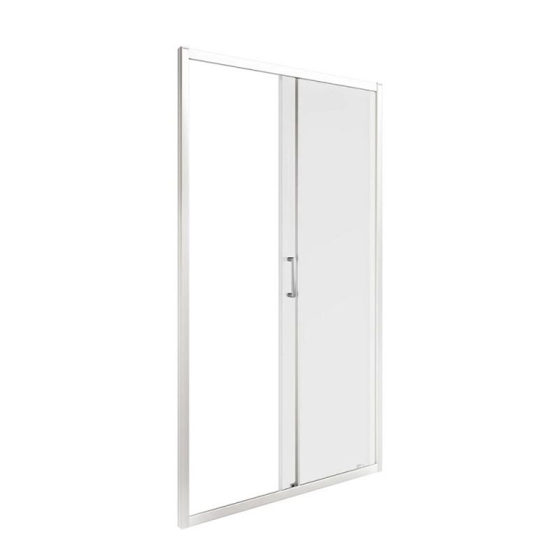 Душевая дверь Bas Cube WTW-120-C-CH 120 см, профиль хром, стекло прозрачное, КУ00012