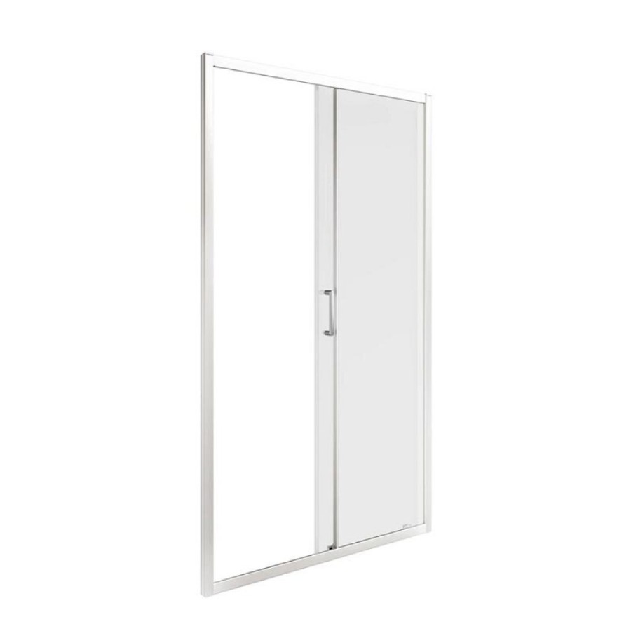 Душевая дверь Bas Cube WTW-120-C-CH 120 см, профиль хром, стекло прозрачное, КУ00012