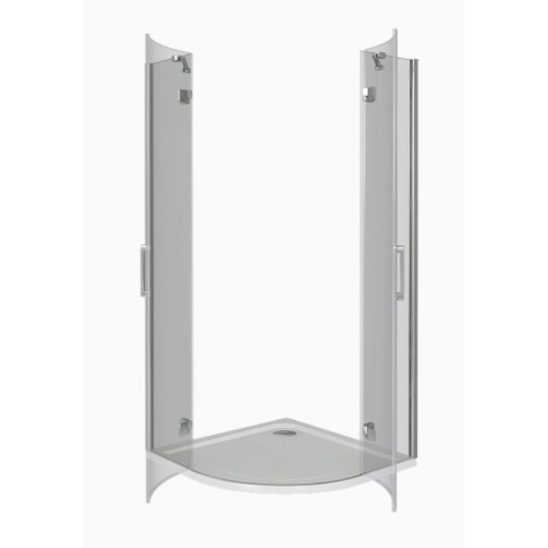 Душевой уголок Good Door Saturn R-90-C-CH, 90 х 90 х 185 см, стекло прозрачное, хром, СА00012