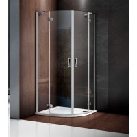 Душевой уголок Good Door Saturn R-90-C-CH, 90 х 90 х 185 см, стекло прозрачное, хром, СА00012