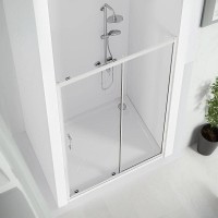Душевая дверь Good Door Cube WTW-130-C-CH, КУ00013, 130 см, стекло прозрачное, профиль хром