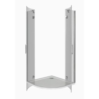 Душевой уголок Good Door Saturn R-100-C-CH, 100 х 100 х 185 см, стекло прозрачное, хром, СА00013