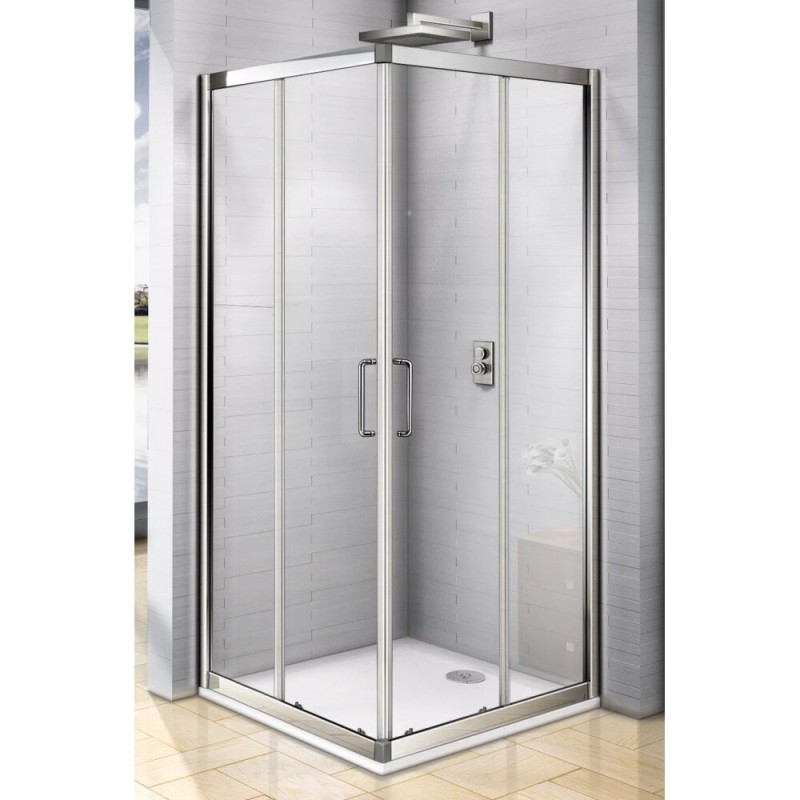 Душевой уголок Good Door Neo CR-90-C-CH, 90 х 90 х 185 см, стекло прозрачное, профиль хром, НЕ00013