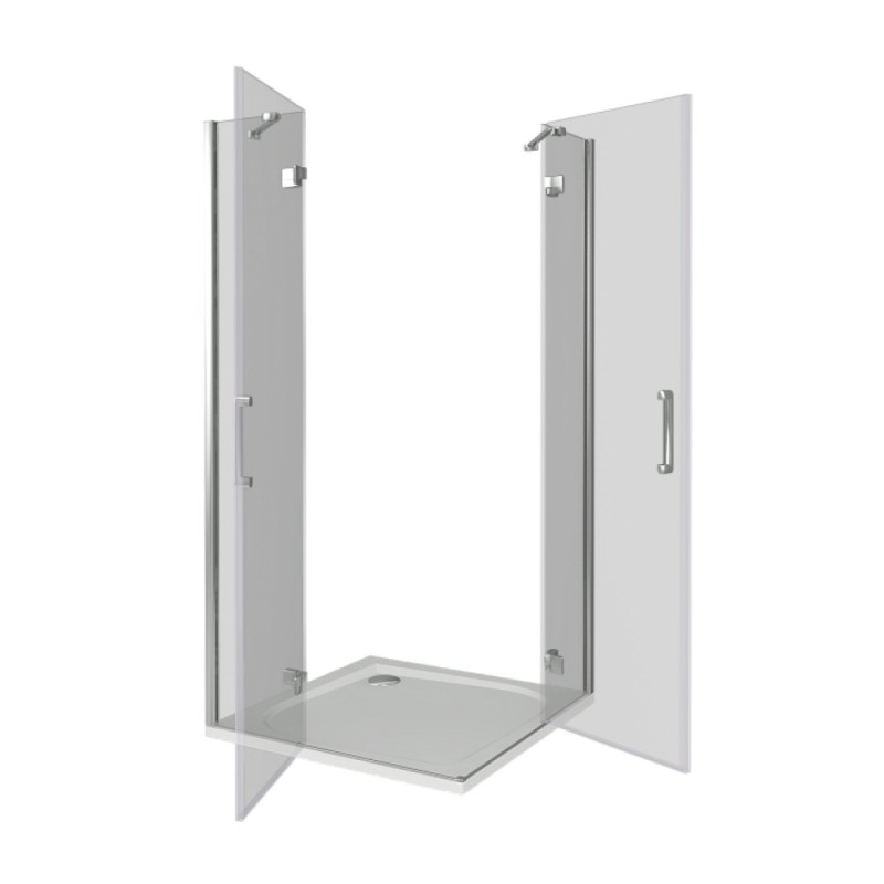 Душевой уголок Good Door Saturn CR-90-C-CH, 90 х 90 х 185 см, стекло прозрачное, хром, СА00014