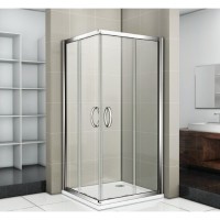 Душевое ограждение Good Door Infinity CR -80-C-CH, 80 х 80 х 185 см, стекло прозрачное, хром, ИН00014