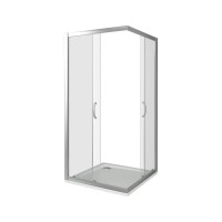 Душевое ограждение Good Door Infinity CR -80-C-CH, 80 х 80 х 185 см, стекло прозрачное, хром, ИН00014