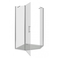 Душевое ограждение Good Door Mokka PNT-90-C-WE, 90 х 90 х 185 см, стекло прозрачное, профиль белый, МК00014
