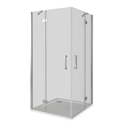 Душевой уголок Good Door Saturn CR-100-C-CH, 100 х 100 х 185 см, стекло прозрачное, хром, СА00015