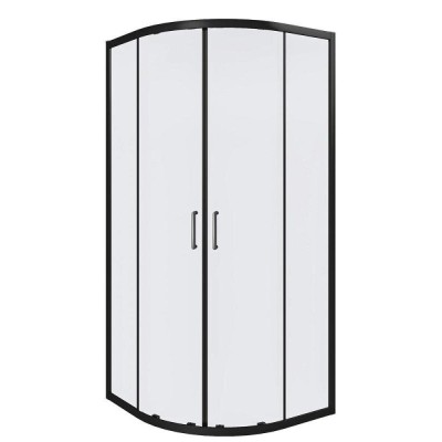 Душевой уголок Good Door Cube R-90-C-B, КУ00017, 90 х 90 см, стекло прозрачное, профиль чёрный