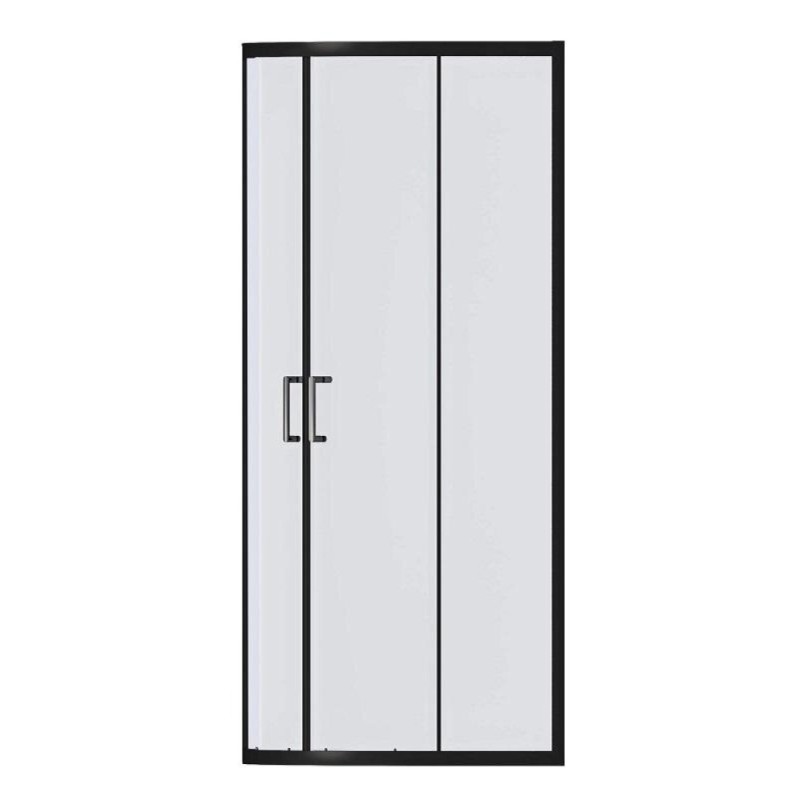 Душевой уголок Good Door Cube R-90-C-B, КУ00017, 90 х 90 см, стекло прозрачное, профиль чёрный