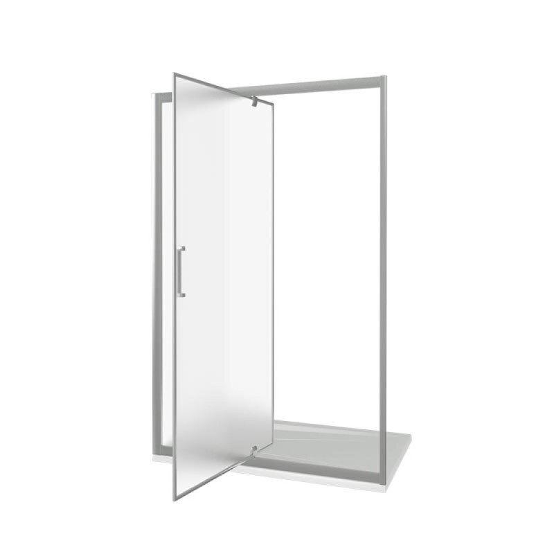Душевая дверь в нишу Good Door Orion WTW - PD-100-G-CH, 100 х 185 см, стекло матовое Грейп, хром, ОР00017