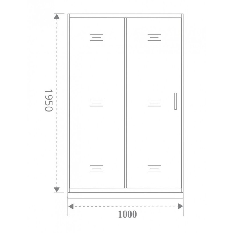 Душевая дверь в нишу Good Door Antares WTW-100-C-CH, 100 х 195 см, стекло прозрачное, хром, АН00018