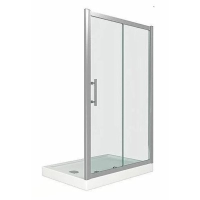 Душевая дверь Good Door Pandora WTA120, ПД00019, 120 х 185 см, раздвижная, стекло прозрачное, профиль хром