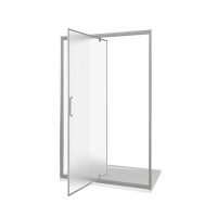 Душевая дверь в нишу Good Door Orion WTW - PD-110-G-CH, 110 х 185 см, стекло матовое Грейп, хром, ОР00019