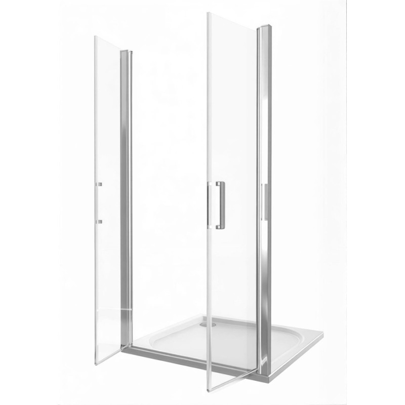 Душевая дверь Good Door Fantasy SD-80-С-CH, 80 х 185 см, стекло прозрачное, профиль хром, ФА00019
