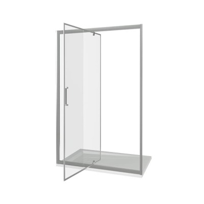 Душевая дверь в нишу Good Door Orion WTW - PD -120-C-CH, 120 х 185 см, стекло прозрачное, хром, ОР00020