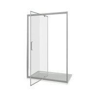 Душевая дверь в нишу Good Door Orion WTW - PD -130-C-CH, 130 х 185 см, стекло прозрачное, хром, ОР00022