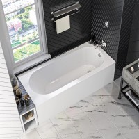 Ванна из искусственного камня Good Door Марбея 170 x 75 см, белый, ВА00022