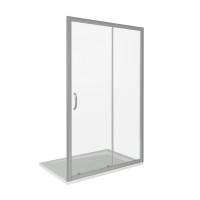 Душевая дверь в нишу Good Door Infinity WTW-110-C-CH, 110 х 185 см, стекло прозрачное, хром, ИН00023