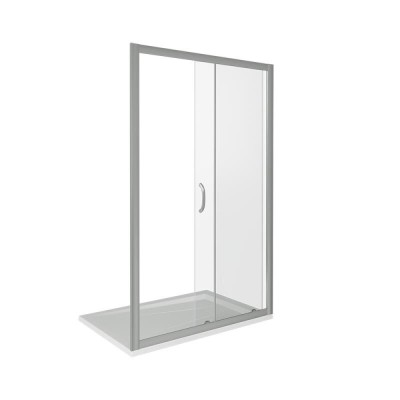 Душевая дверь в нишу Good Door Infinity WTW-110-C-CH, 110 х 185 см, стекло прозрачное, хром, ИН00023