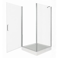 Душевое ограждение Good Door Fantasy CR-90-С-CH, 90 х 90 х 185 см, стекло прозрачное, профиль хром, ФА00023