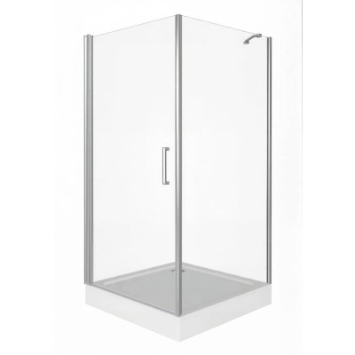 Душевое ограждение Good Door Fantasy CR-90-С-CH, 90 х 90 х 185 см, стекло прозрачное, профиль хром, ФА00023