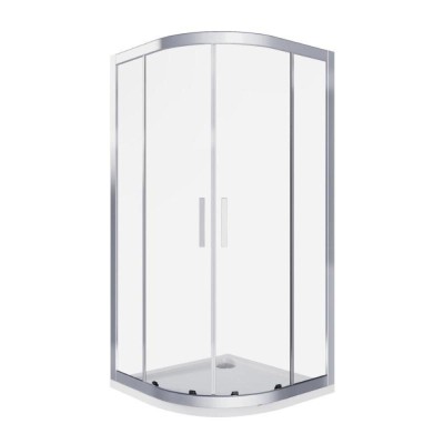 Душевой уголок Good Door Cofe R-120-C-CH, КФ00024, 120 х 80 см, стекло прозрачное, профиль хром