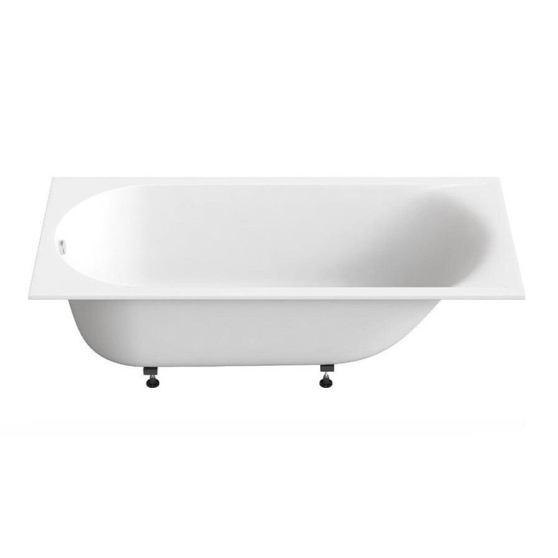 Ванна из искусственного камня Bas Афина ВА00025, 150 x 70 см, белый