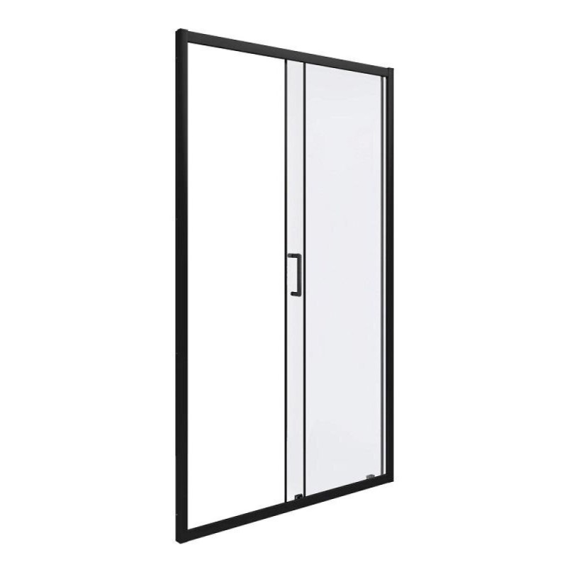 Душевая дверь Good Door Cube WTW-110-C-B, КУ00026, 110 см, стекло прозрачное, профиль чёрный