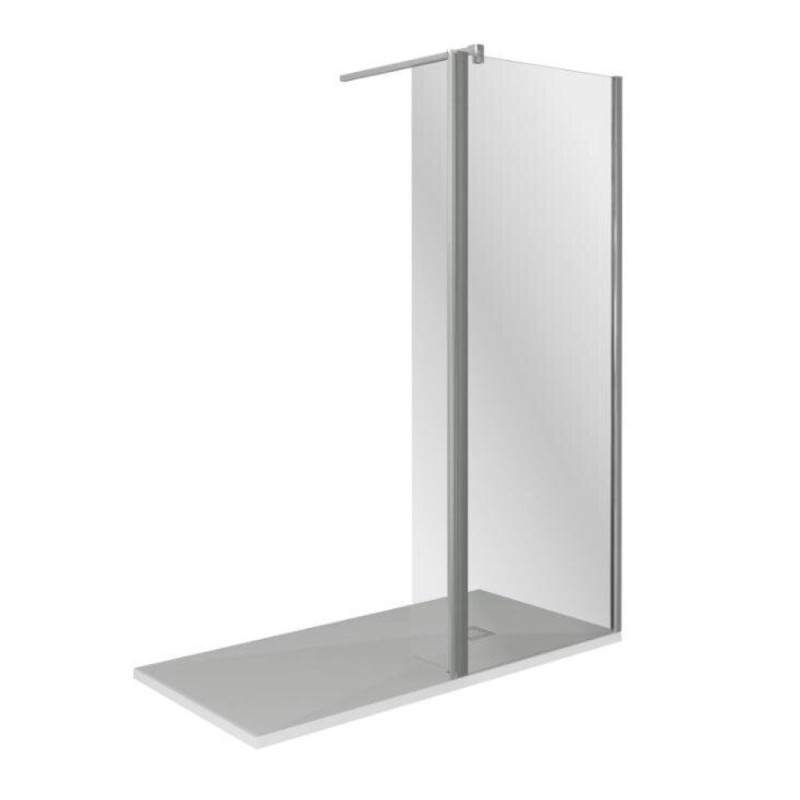 Душевая стенка Good Door Walk In SP2-100-C-CH, ВИ00026, 100 см, свободный вход, стекло прозрачное, профиль хром