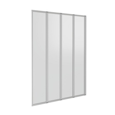 Шторка на ванну Good Door Screen GR4-100-G-WE 100 x 140 см, ПД00026, стекло матовое Грейп