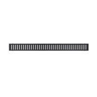 Дренажный канал Good Door ТЛ00028, 65 см, с решёткой, чёрный матовый