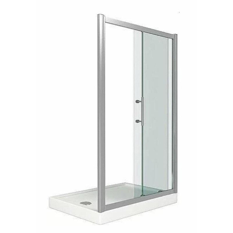Душевая дверь Good Door Pandora WTA110, ПД00028, 110 х 185 см, раздвижная, стекло прозрачное, профиль хром