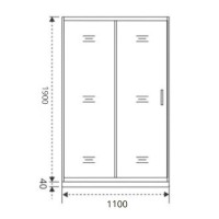 Душевая дверь Good Door Cofe WTW-110-C-CH, КФ00028, 110 см, стекло прозрачное, профиль хром