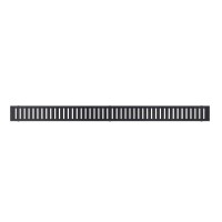 Дренажный канал Good Door ТЛ00029, 75 см, с решёткой, чёрный матовый
