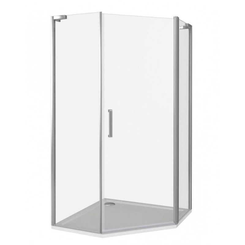 Душевое ограждение Good Door Fantasy PNT-100-C-CH, 100 х 100 х 185 см, стекло прозрачное, профиль хром, ФА00030