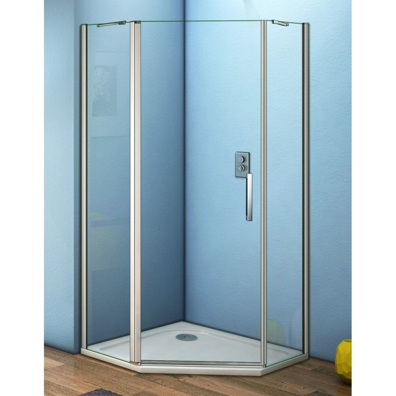 Душевое ограждение Good Door Fantasy PNT-100-C-CH, 100 х 100 х 185 см, стекло прозрачное, профиль хром, ФА00030