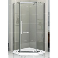 Душевое ограждение Good Door Orion PNT-100-C-CH, 100 х 100 х 185 см, стекло прозрачное, профиль хром, ОР00030