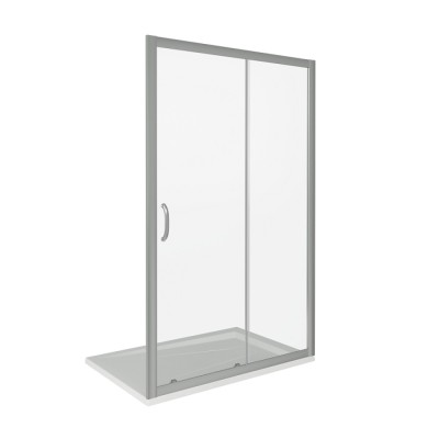 Душевая дверь в нишу Good Door Infinity WTW-140-C-CH, 140 х 185 см, стекло прозрачное, хром, ИН00031