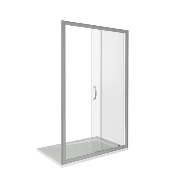 Душевая дверь в нишу Good Door Infinity WTW-140-C-CH, 140 х 185 см, стекло прозрачное, хром, ИН00031